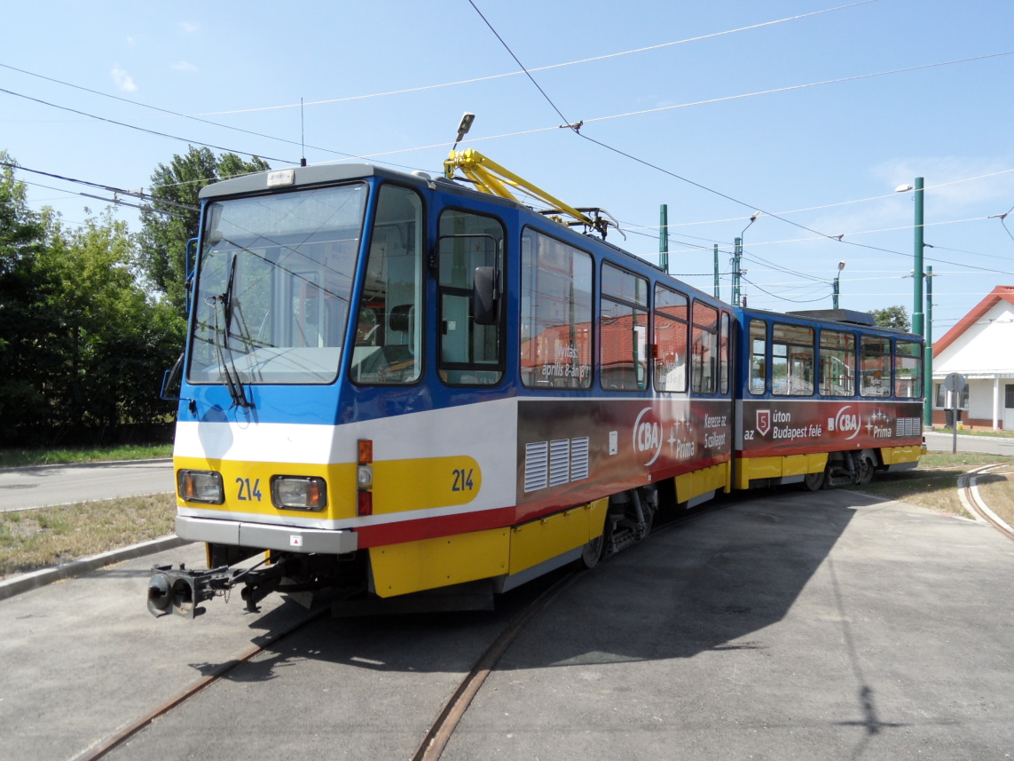 Szeged, Tatra KT4DM Nr. 214