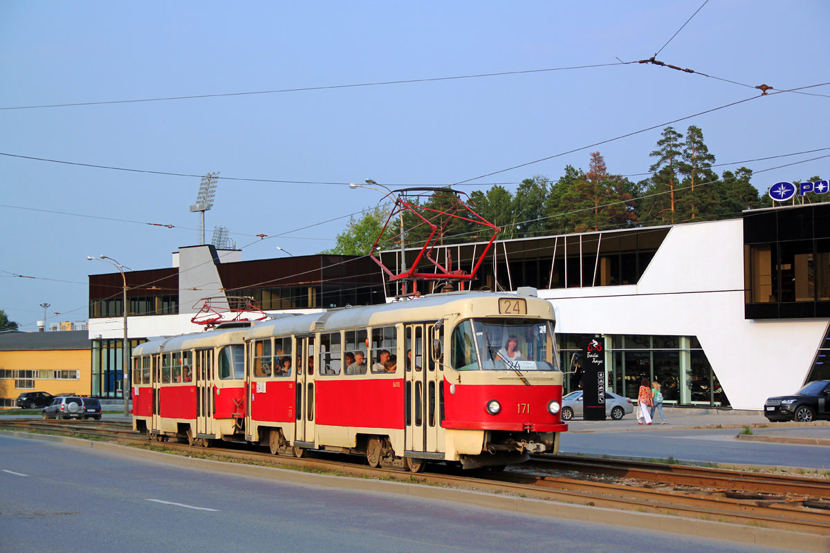 Yekaterinburg, Tatra T3SU Nr 172; Yekaterinburg, Tatra T3SU Nr 171