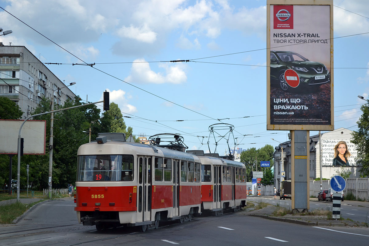 Kyiv, Tatra T3SUCS № 5855