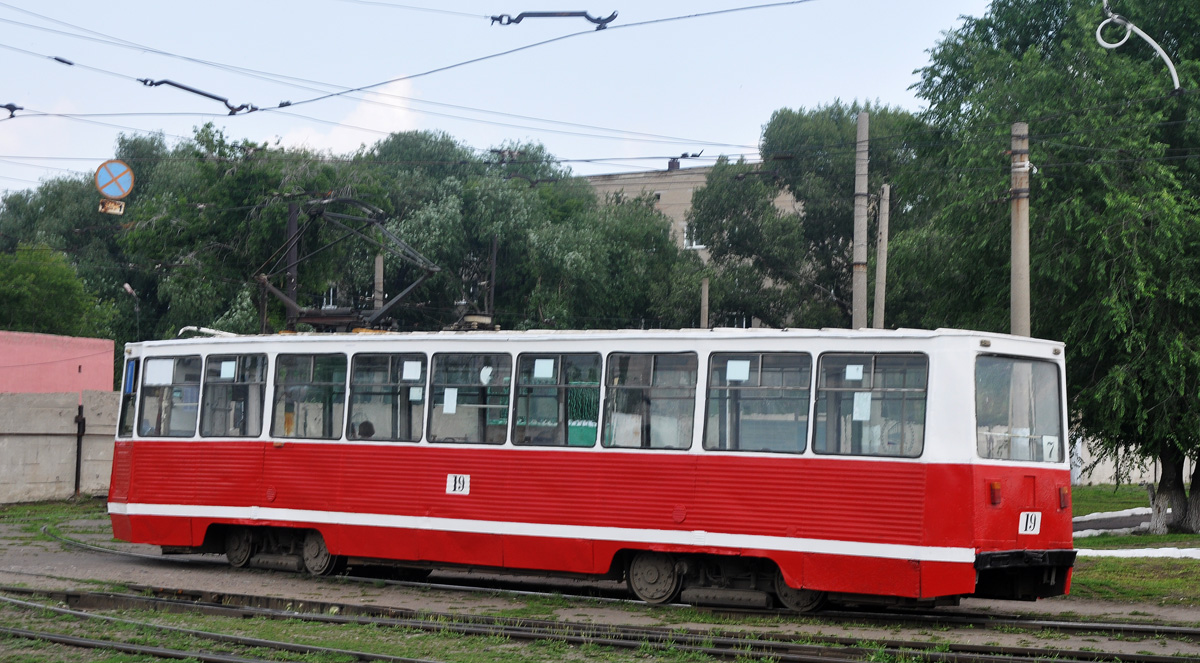 Омск, 71-605 (КТМ-5М3) № 19; Омск — Трамвайное депо № 1