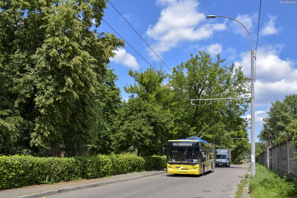 Киев, ЛАЗ E183D1 № 2907; Киев — Троллейбусные линии: Служебные линии