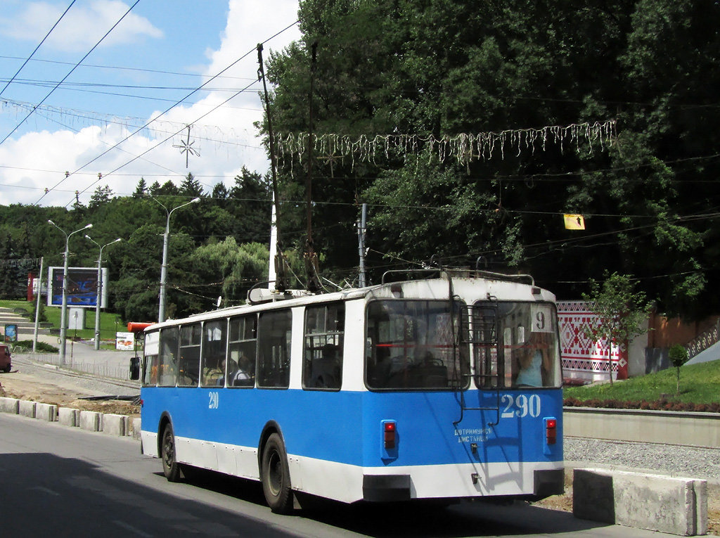 Vinica, ZiU-682V-012 [V0A] č. 290; Vinica — Reconstruction of the tram line on Gagarin square