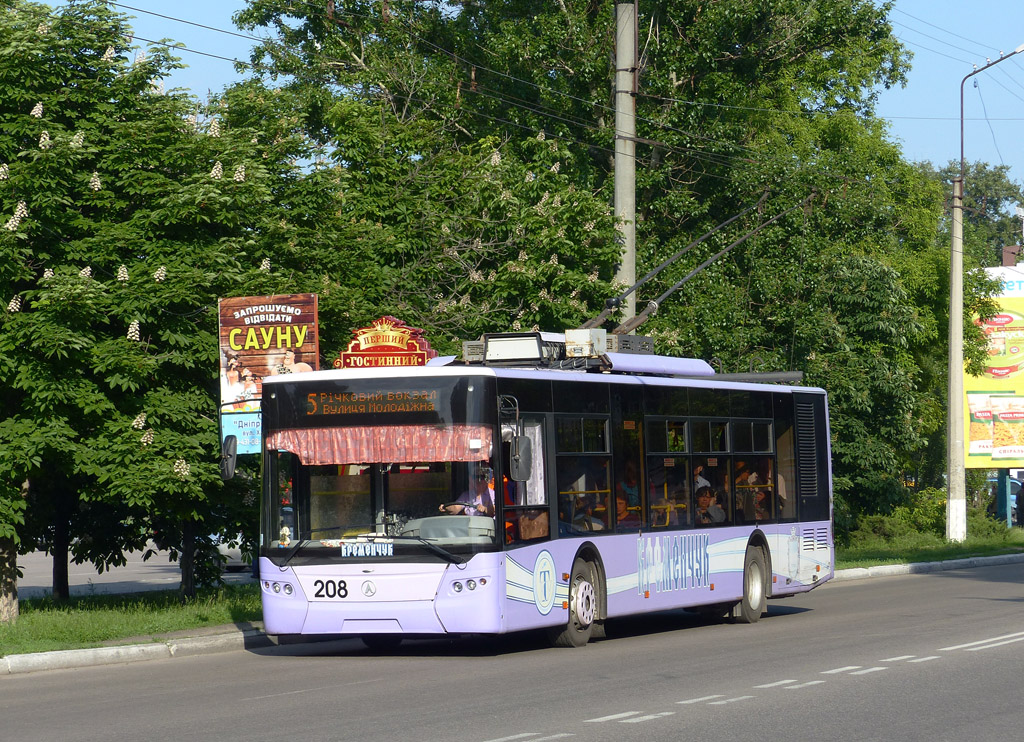Кременчуг, ЛАЗ E183A1 № 208