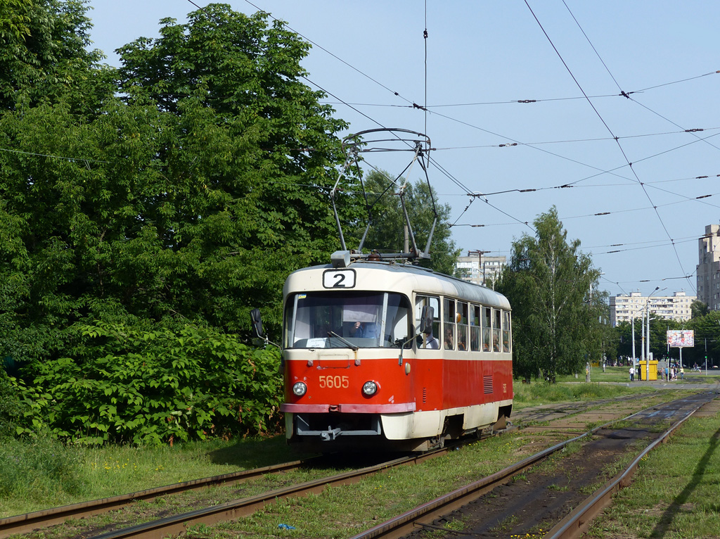 Киев, Tatra T3SU № 5605