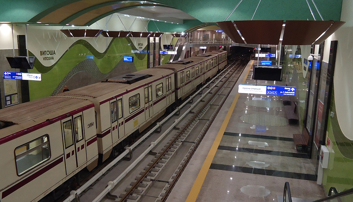 Sofia, 81-741.2B № 6025; Sofia — Metro — [2] Second Subway diameter — blue line; Sofia — Opening Station «Vitosha» — 20.07.2016