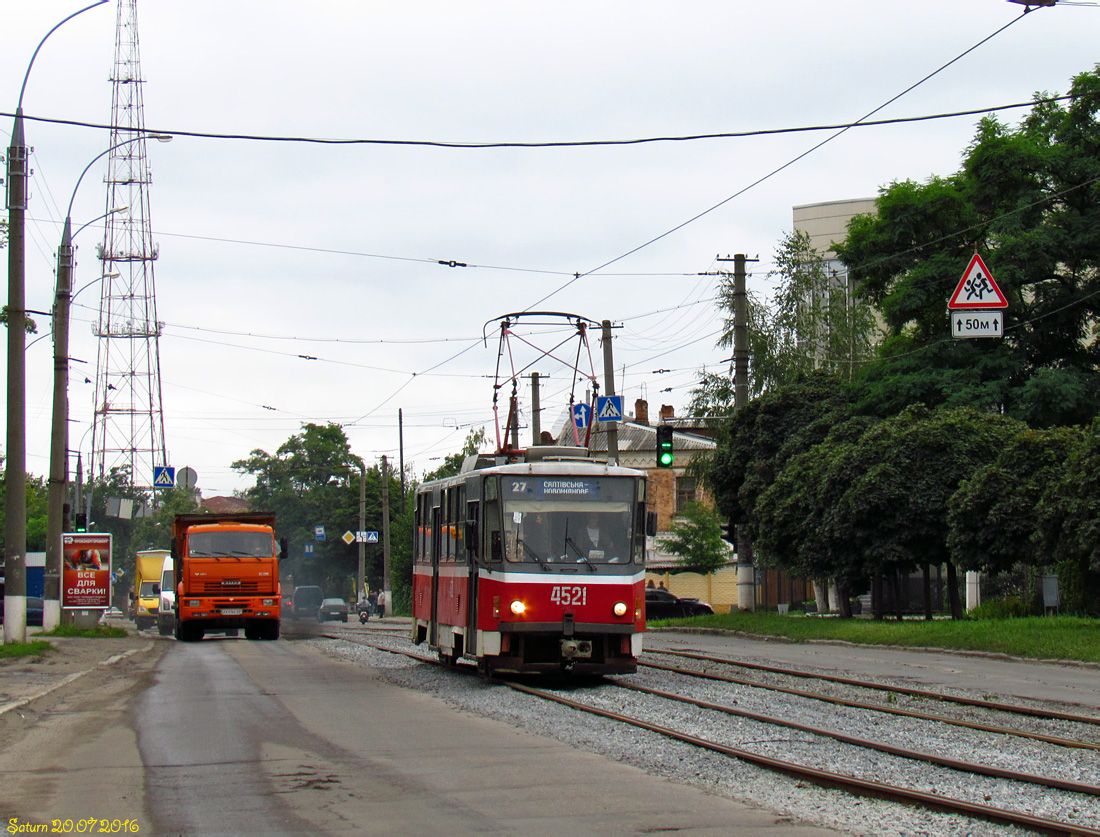 Kharkiv, Tatra T6B5SU № 4521