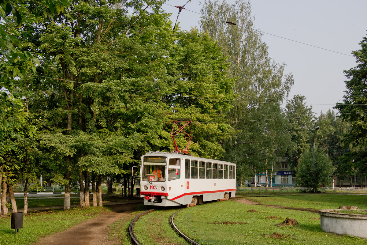 Тверь, 71-608КМ № 105; Тверь — Трамвайные конечные станции и кольца