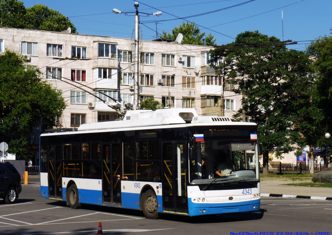 Crimean trolleybus, Bogdan T70110 № 4343