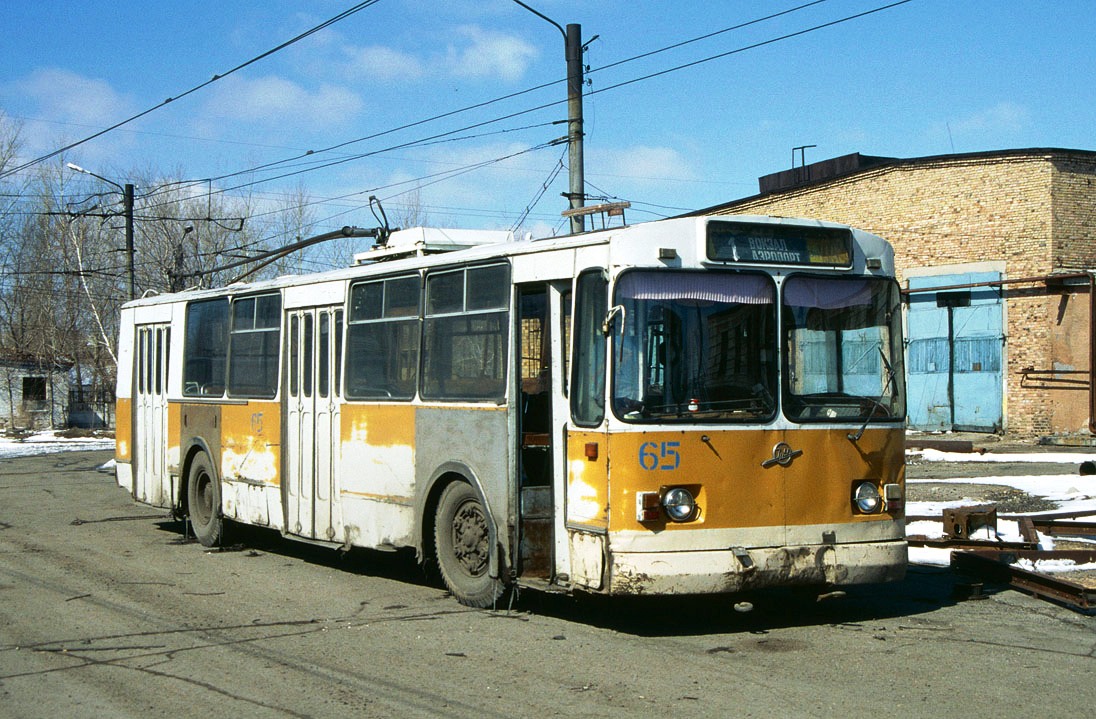 Karaganda, ZiU-682V-012 [V0A] # 65; Karaganda — Visit of transport enthusiasts 21.04.1998