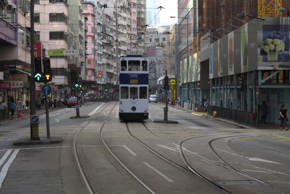 Гонконг — Городской трамвай — Линии и инфраструктура