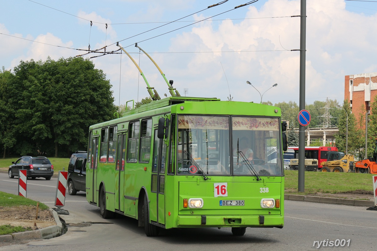 Каунас, Škoda 14Tr13/6 № 338
