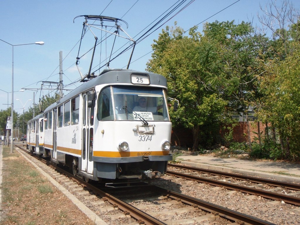 Bukareszt, Tatra T4R Nr 3374