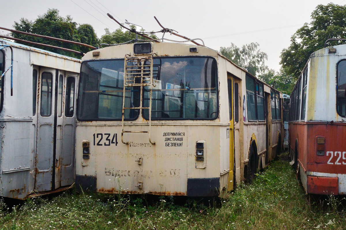 Zhytomyr, ZiU-682V [V00] # 1234; Zhytomyr — Decommissioned trolleybuses of Zhytomyr