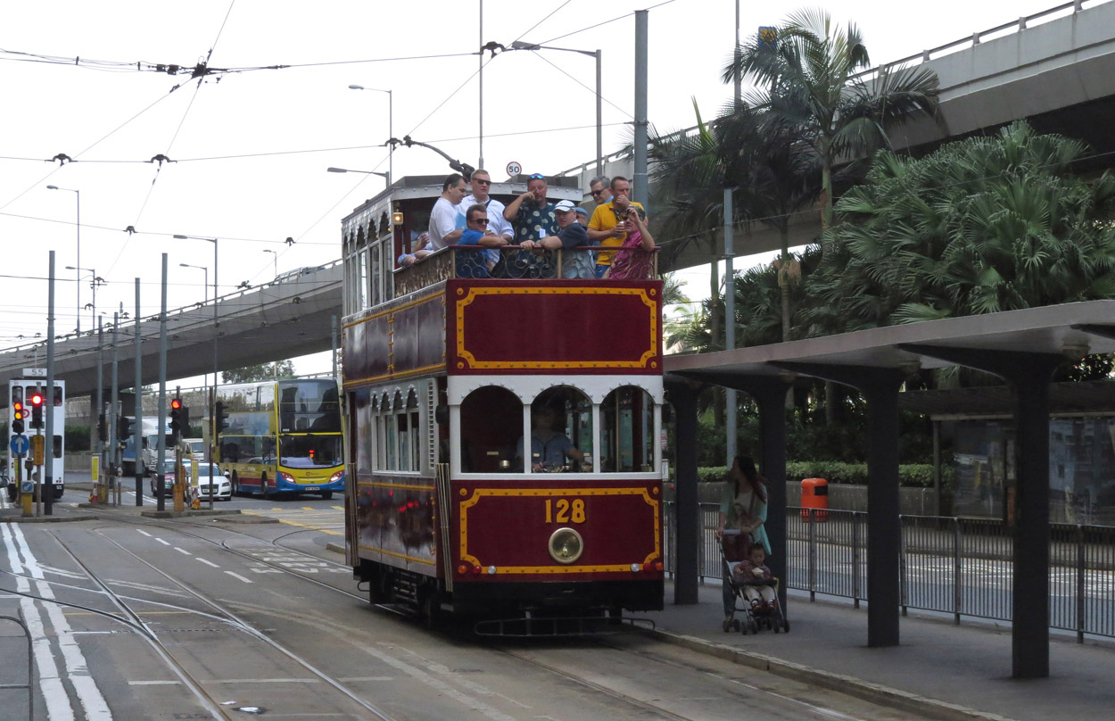 Hong Kong, Hong Kong Tramways Private Hire # 128; Hong Kong — Hong Kong Tramways — Rolling Stock Types