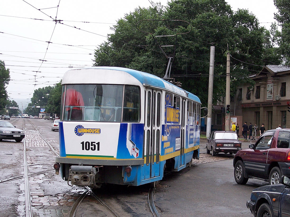 Алматы, Tatra T3D № 1051