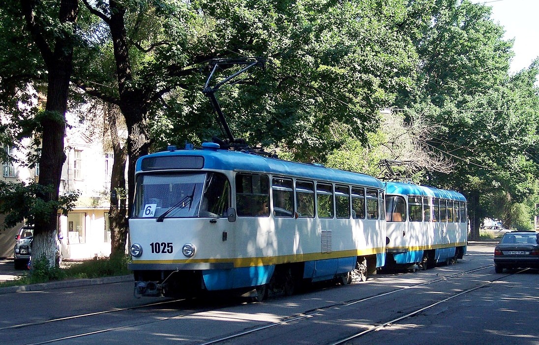 Алмати, Tatra T3DC1 № 1025; Алмати, Tatra T3DC2 № 1025