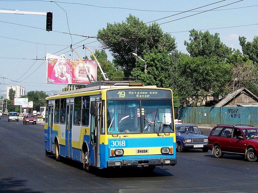 Almaty, Škoda 14Tr13/6M nr. 3018