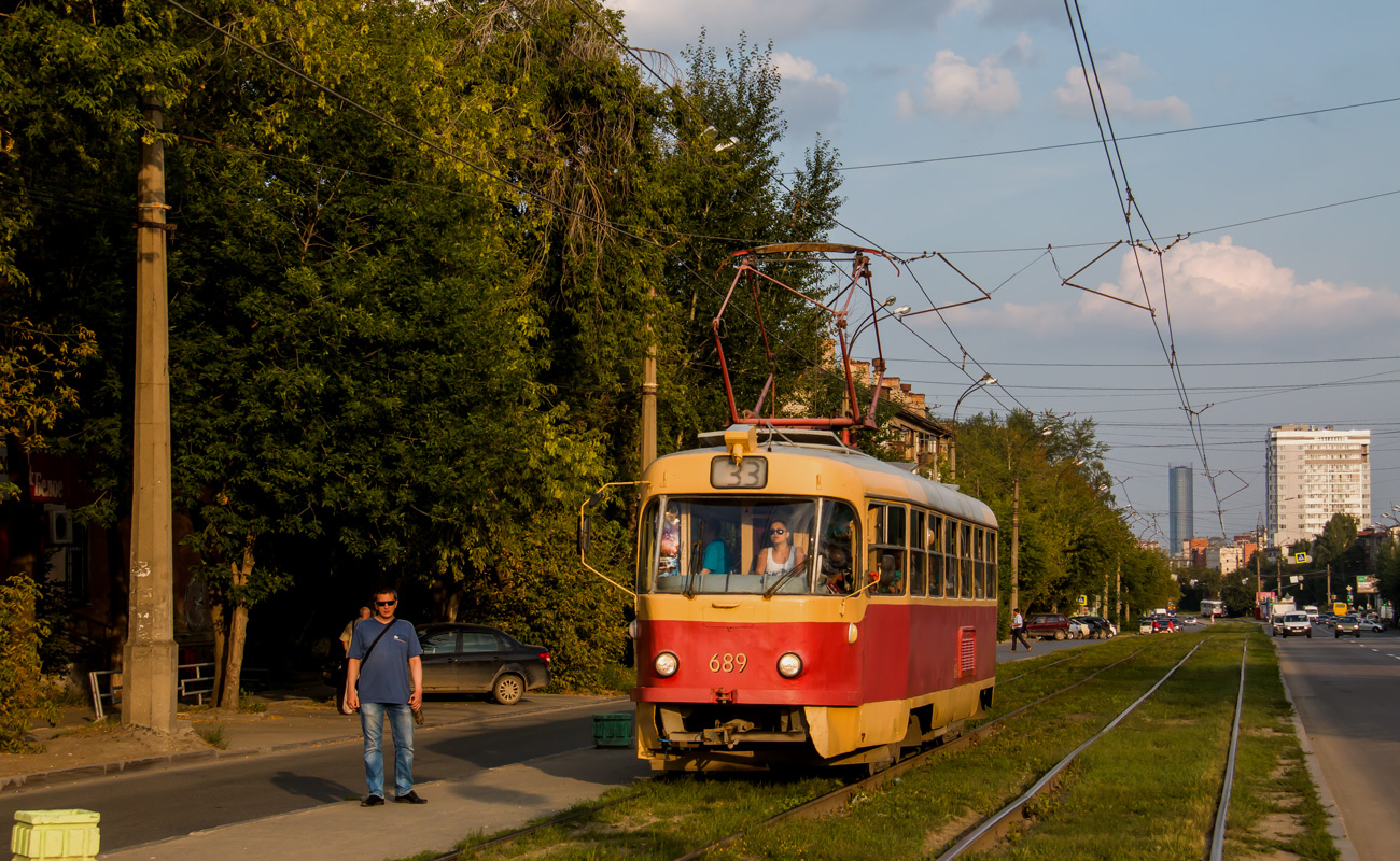 Екатеринбург, Tatra T3SU № 689