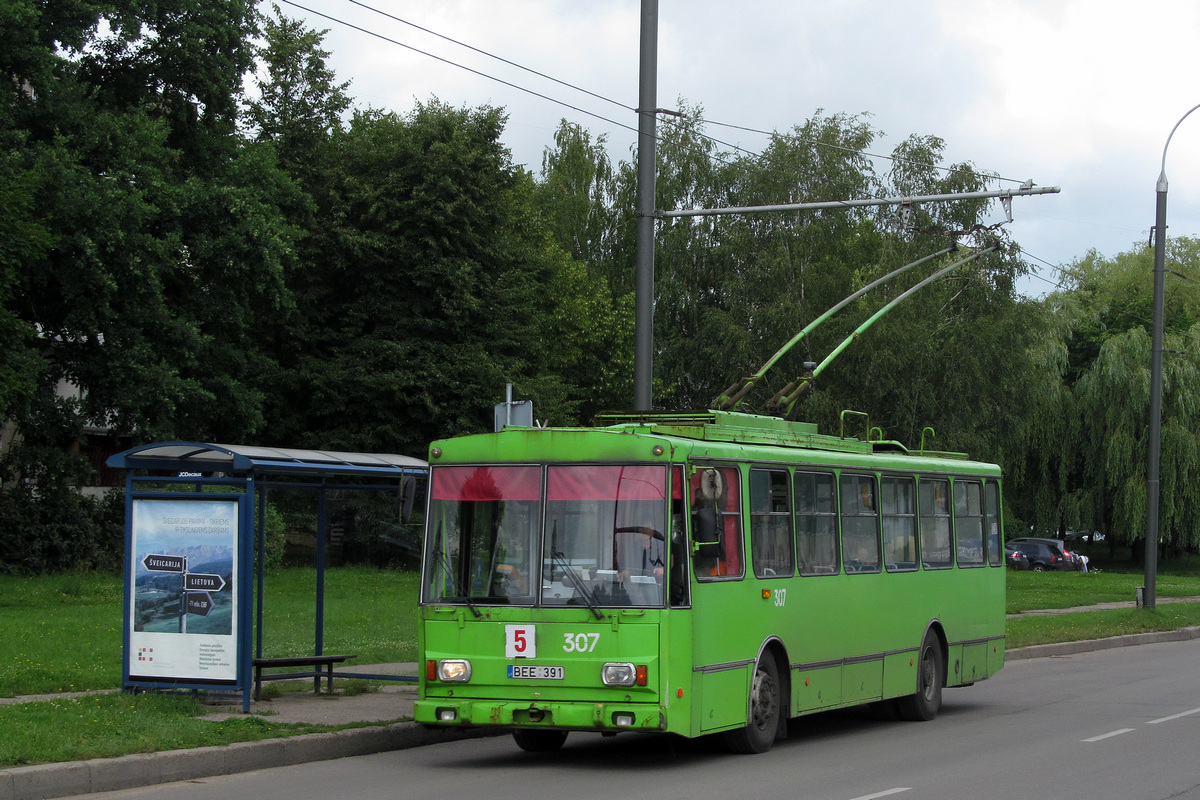 Каунас, Škoda 14Tr89/6 № 307