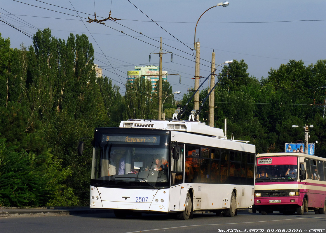 Trolleybus de Crimée, SVARZ-MAZ-6275 N°. 2507