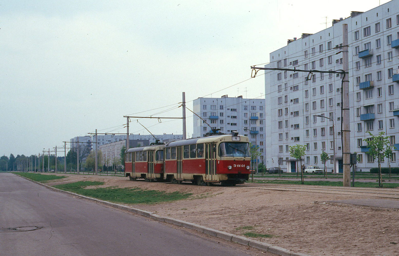 Рига, Tatra T3SU № 5-1141; Рига — Старые фотографии
