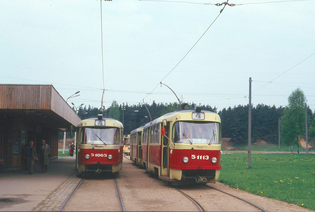 Riga, Tatra T3SU — 5-1065; Riga, Tatra T3SU — 5-1113; Riga — Old photos