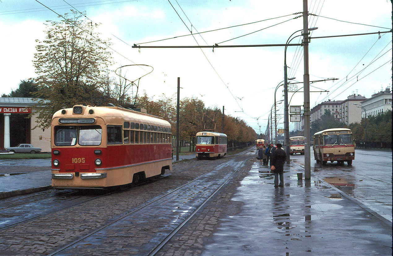 Москва, МТВ-82 № 1095; Москва — Исторические фотографии — Трамвай и Троллейбус (1946-1991)