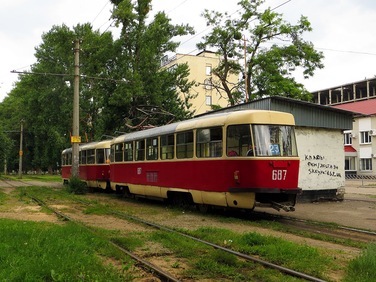 Харків, Tatra T3SU № 687