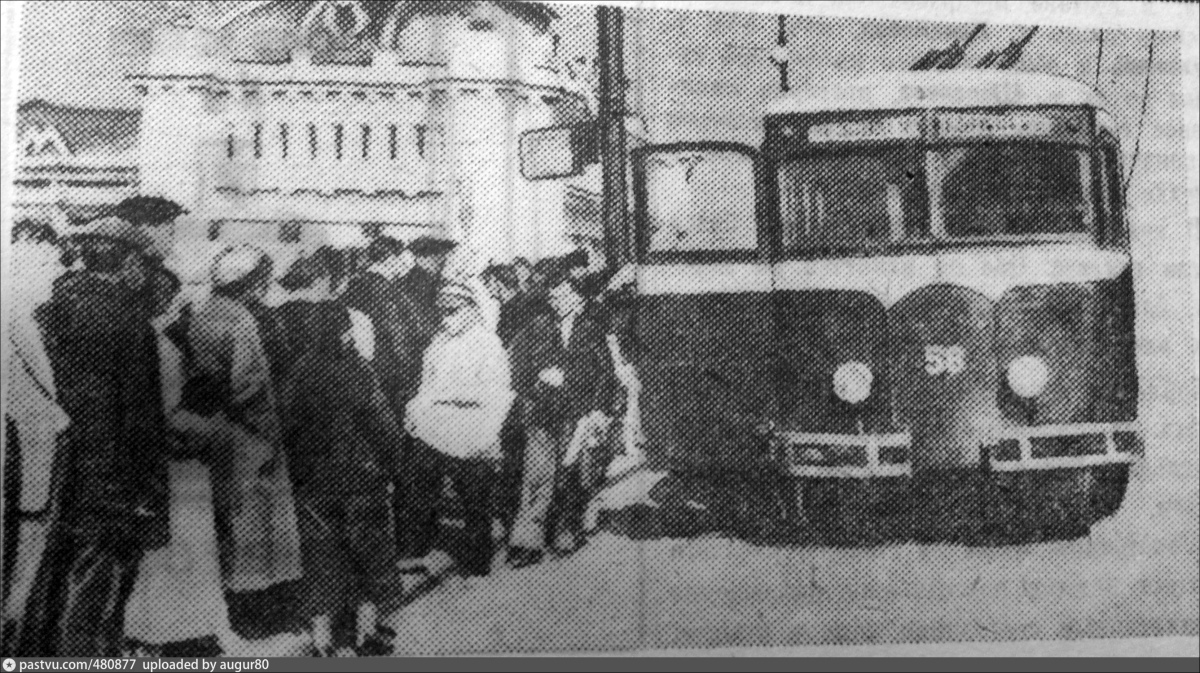 Москва, ЛК-4 № 58; Москва — Исторические фотографии — Трамвай и Троллейбус (1921-1945)