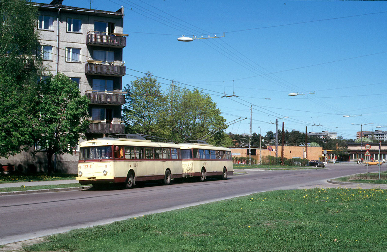 Таллин, Škoda 9Tr24 № 122; Таллин, Škoda 9Tr24 № 124; Таллин — Старые фотографии