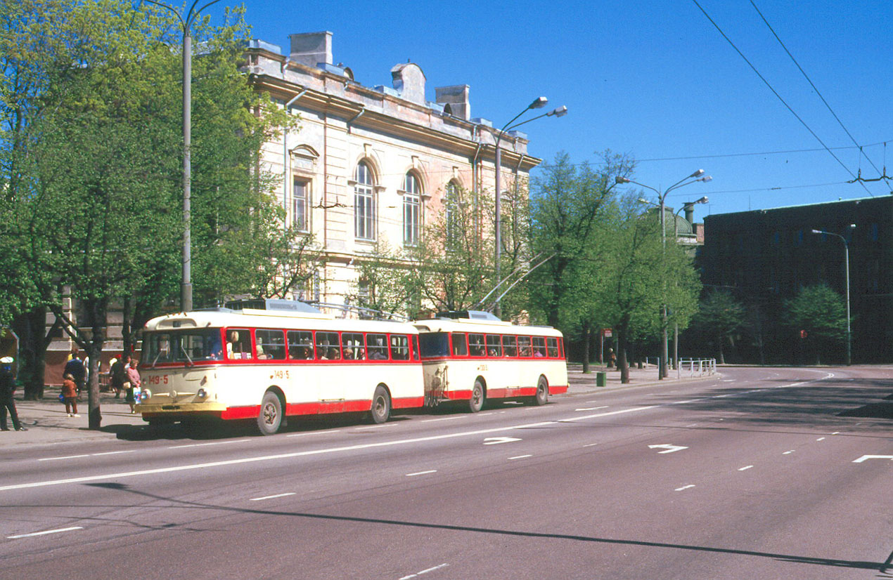 Tallinn, Škoda 9Tr24 Nr 149; Tallinn, Škoda 9Tr24 Nr 133; Tallinn — Old photos