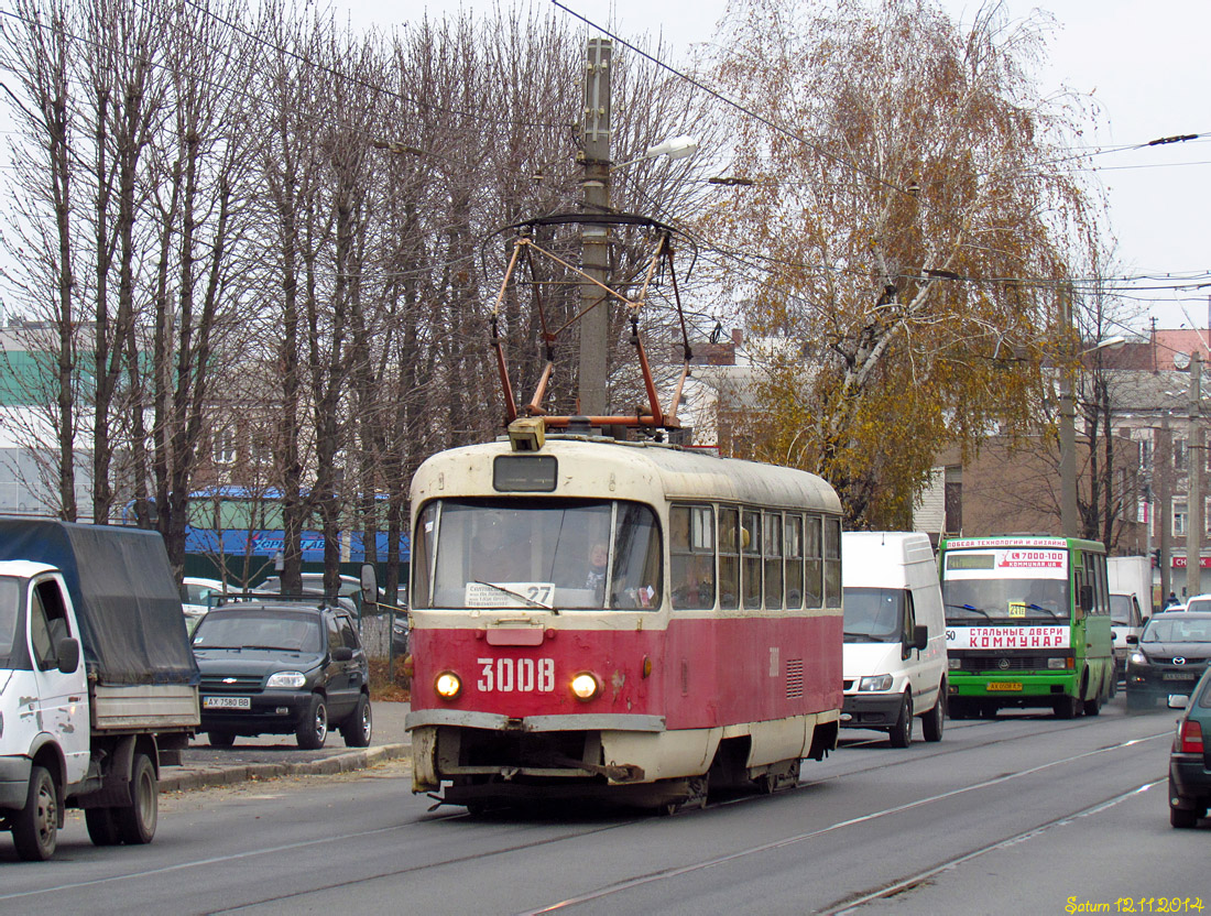 Kharkiv, Tatra T3SU # 3008
