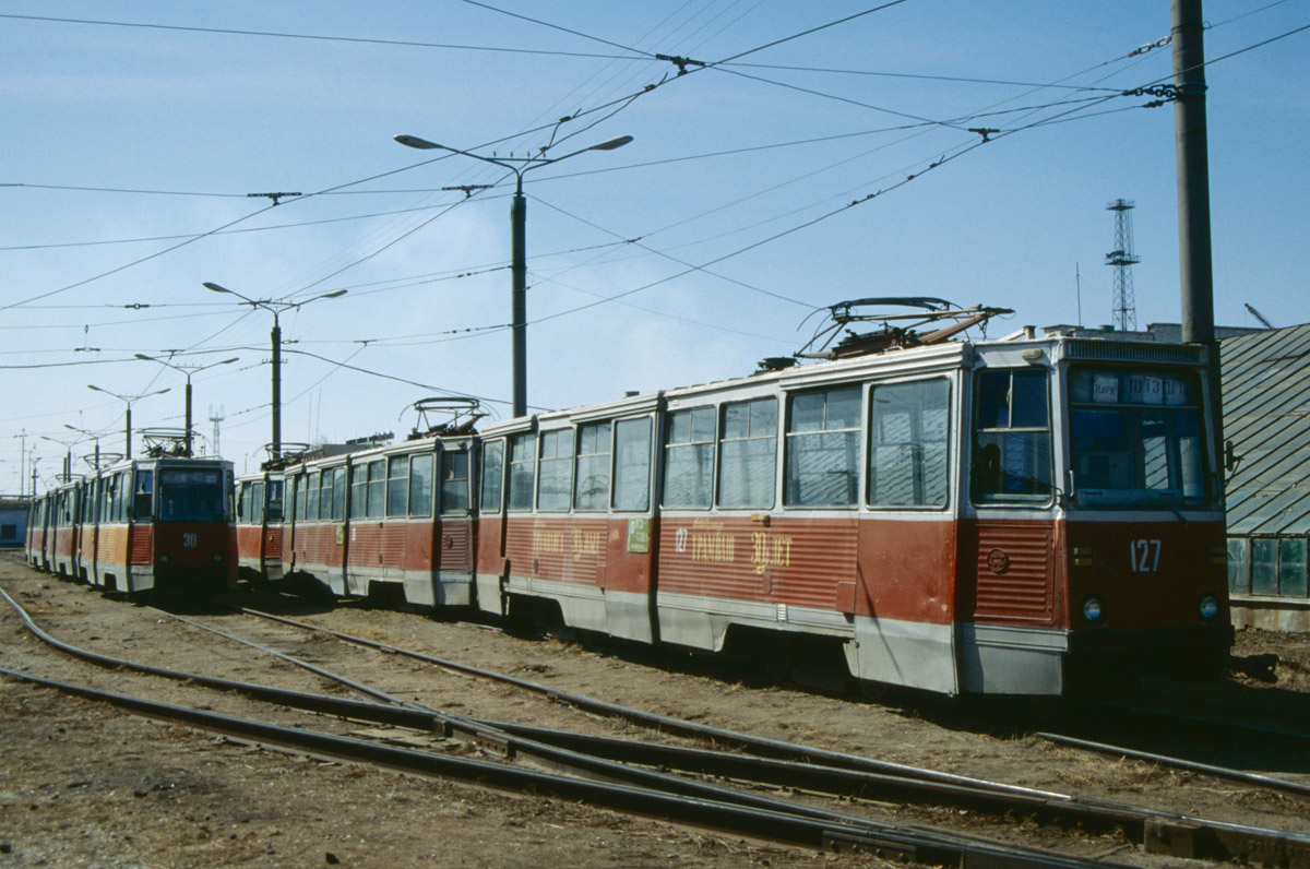 Pavlodar, 71-605 (KTM-5M3) № 38; Pavlodar, 71-605 (KTM-5M3) № 127