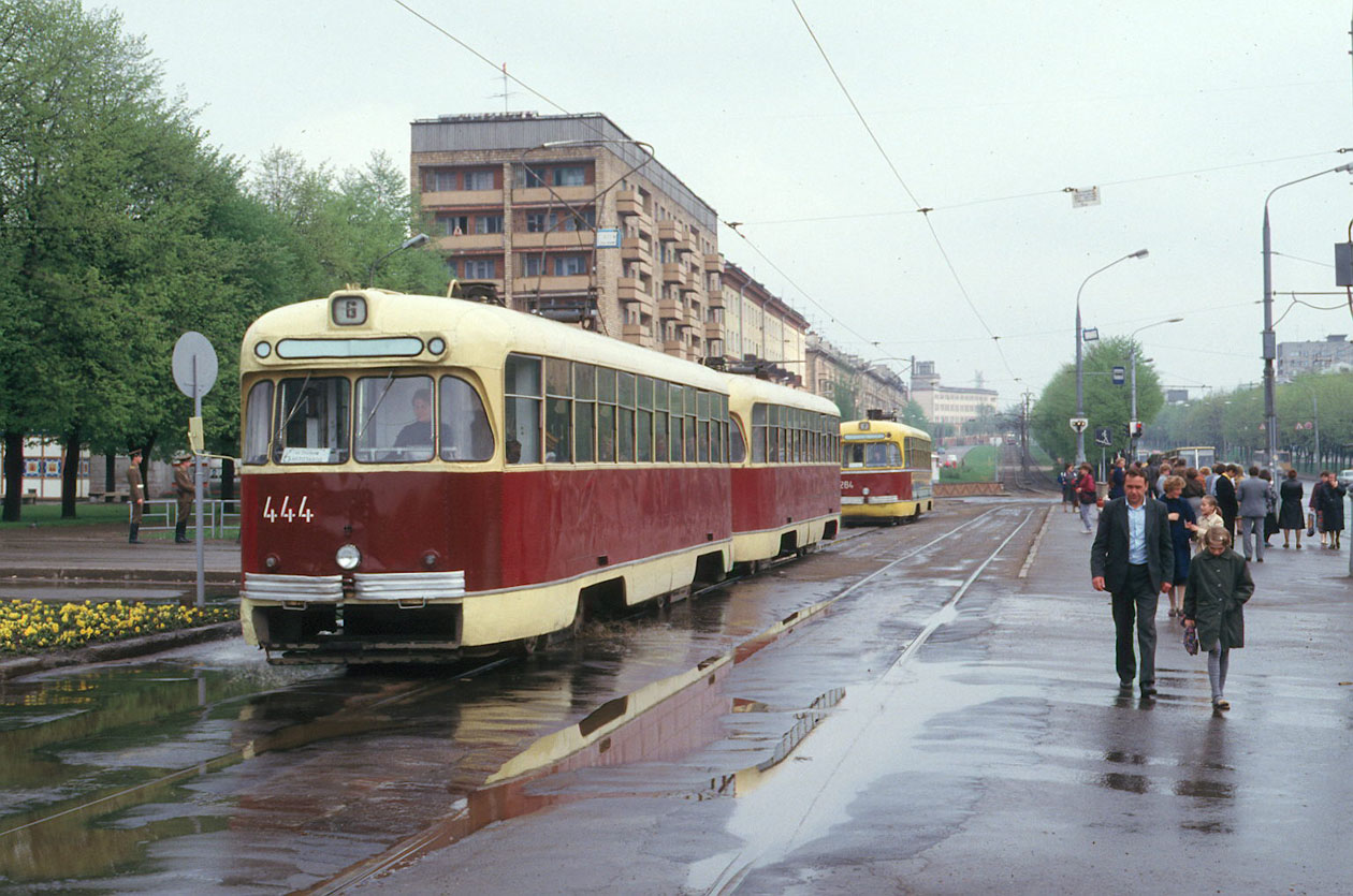 Минск, РВЗ-6М2 № 444; Минск, РВЗ-6М № 284; Минск — Исторические фотографии