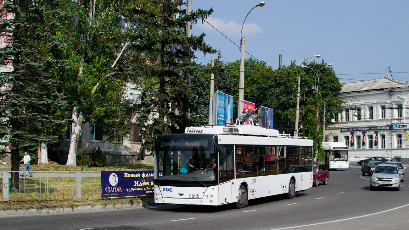 Trolleybus de Crimée, SVARZ-MAZ-6275 N°. 2509
