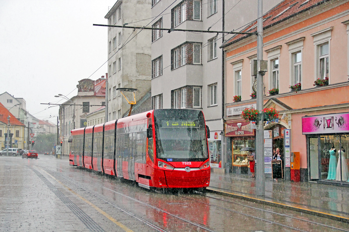 Bratislava, Škoda 30T ForCity Plus № 7522