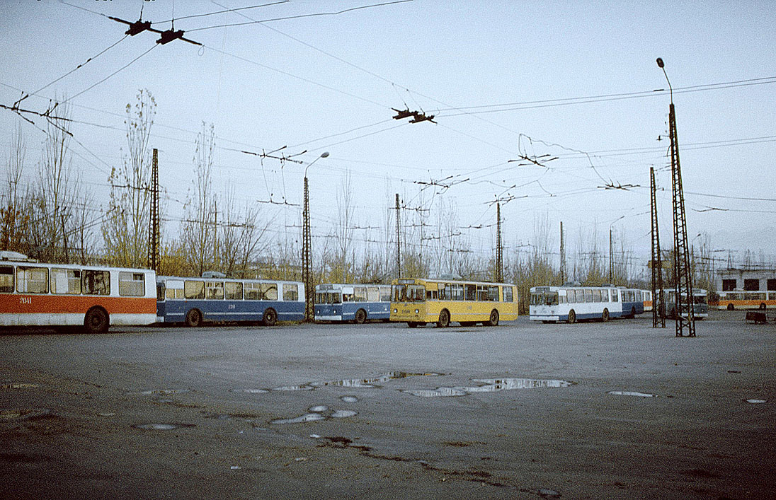 Bichkek, ZiU-682V-012 [V0A] N°. 2041; Bichkek, ZiU-682V N°. 2341; Bichkek, ZiU-682V N°. 2408; Bichkek — Trolleybus Depots
