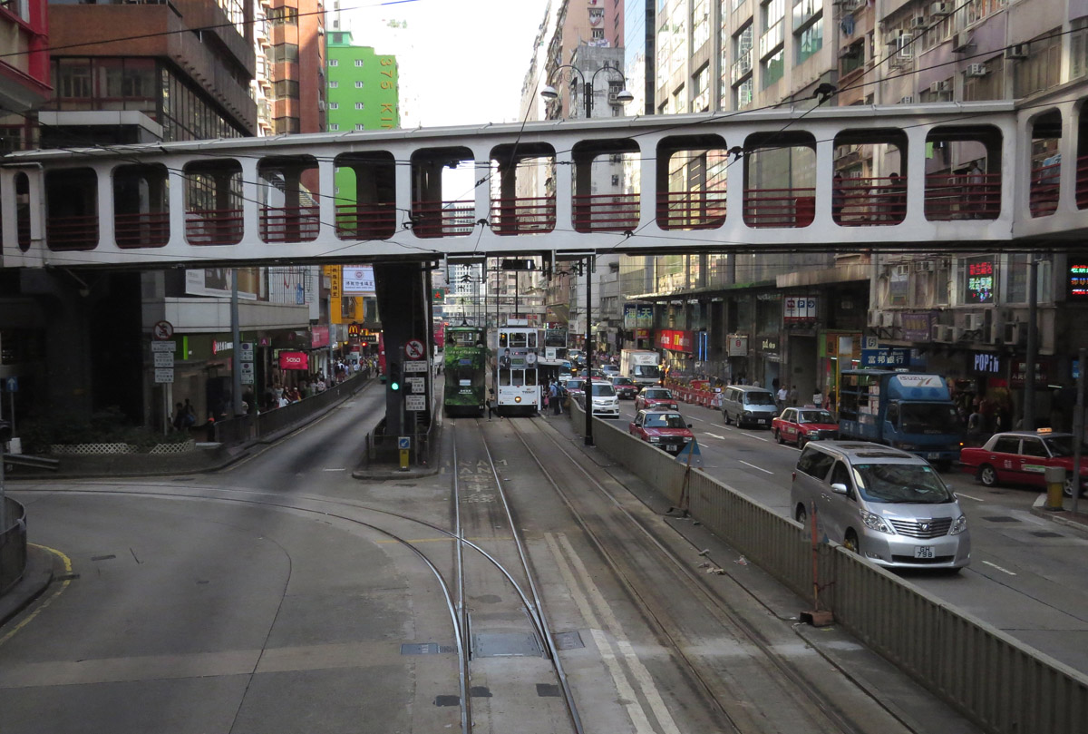 Гонконг — Городской трамвай — Линии и инфраструктура