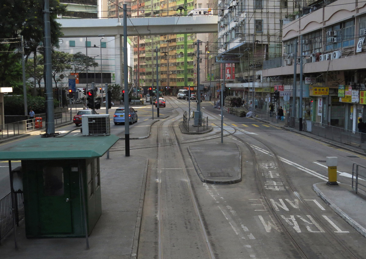 香港 — Hong Kong Tramways — Tram Lines and Infrustructure