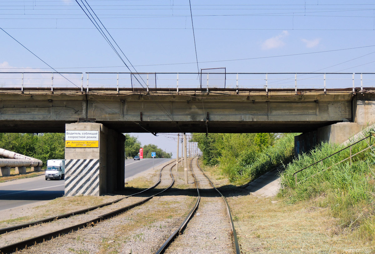 Волжскі — Трамвайные линии и инфраструктура