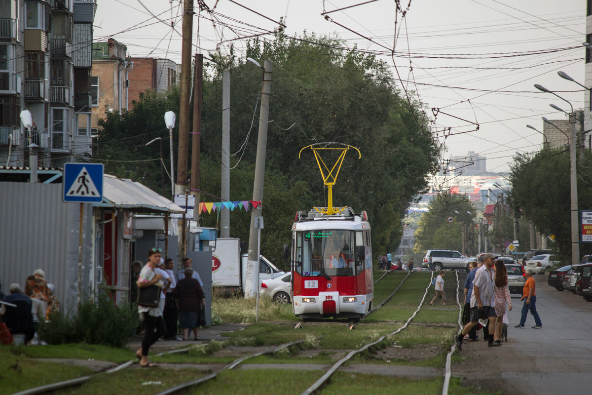 Omsk, BKM 62103 nr. 12; Omsk — Tram lines, left bank
