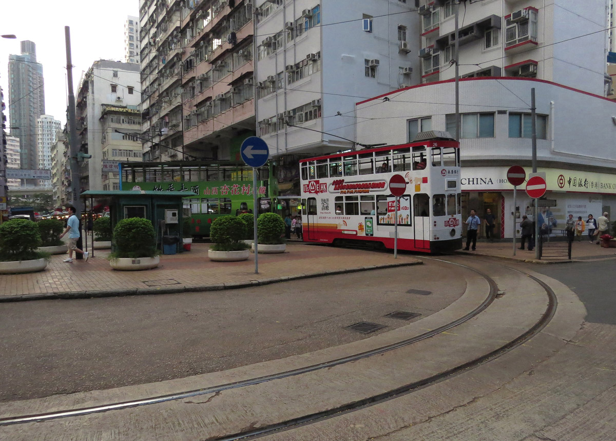Гонконг, Hong Kong Tramways VI № 26; Гонконг — Городской трамвай — Линии и инфраструктура