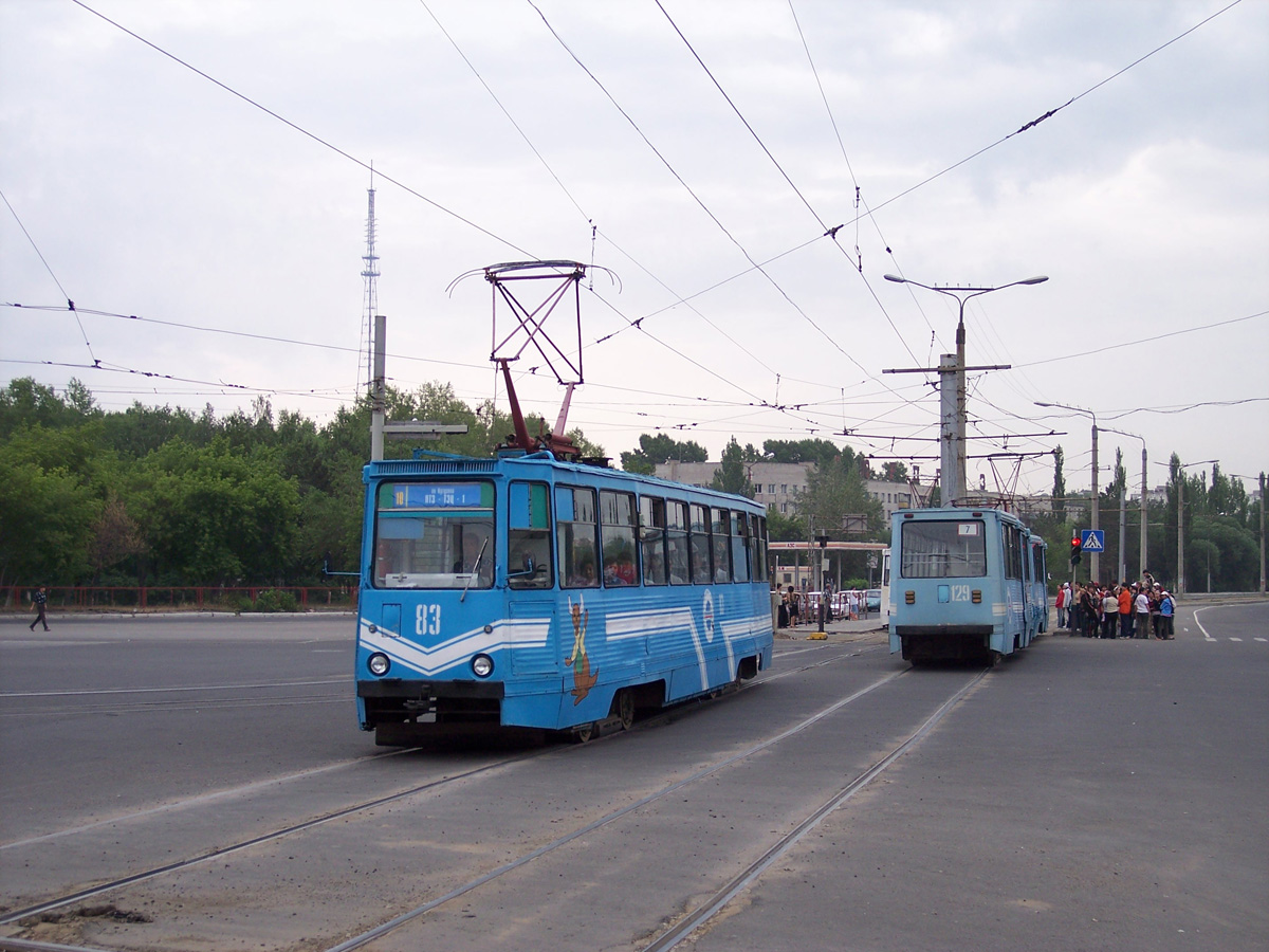 Pavlodar, 71-605 (KTM-5M3) č. 83; Pavlodar, 71-605 (KTM-5M3) č. 129