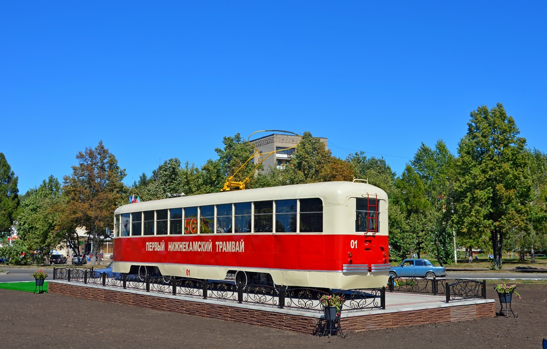 Нижнекамск, РВЗ-6М2 № 01; Нижнекамск — Открытие памятника первому трамваю — 16 августа 2016