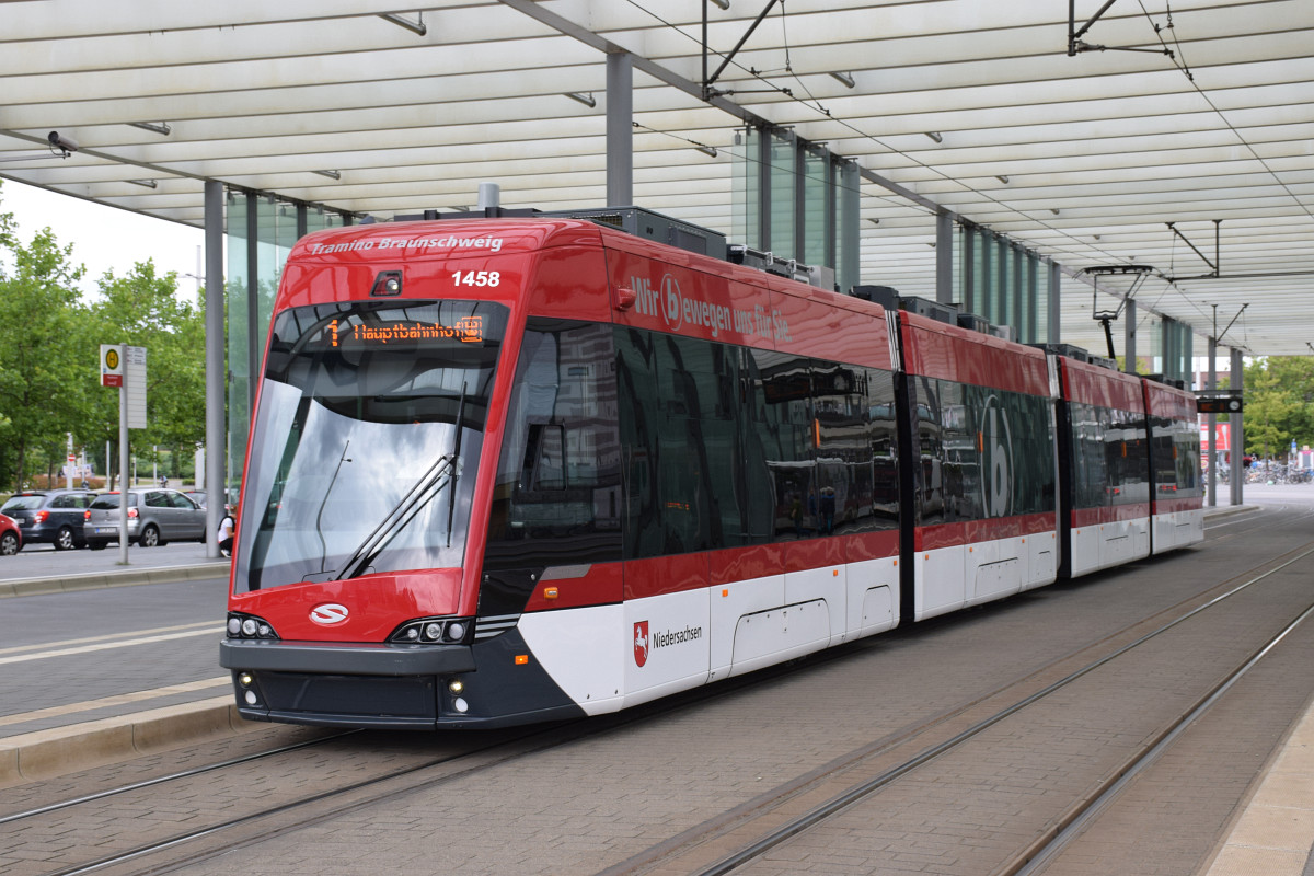 Braunschweig, Solaris Tramino S110b č. 1458