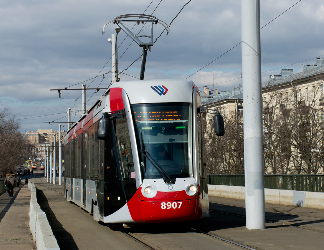 Санкт-Петербург, 71-801 (Alstom Citadis 301 CIS) № 8907