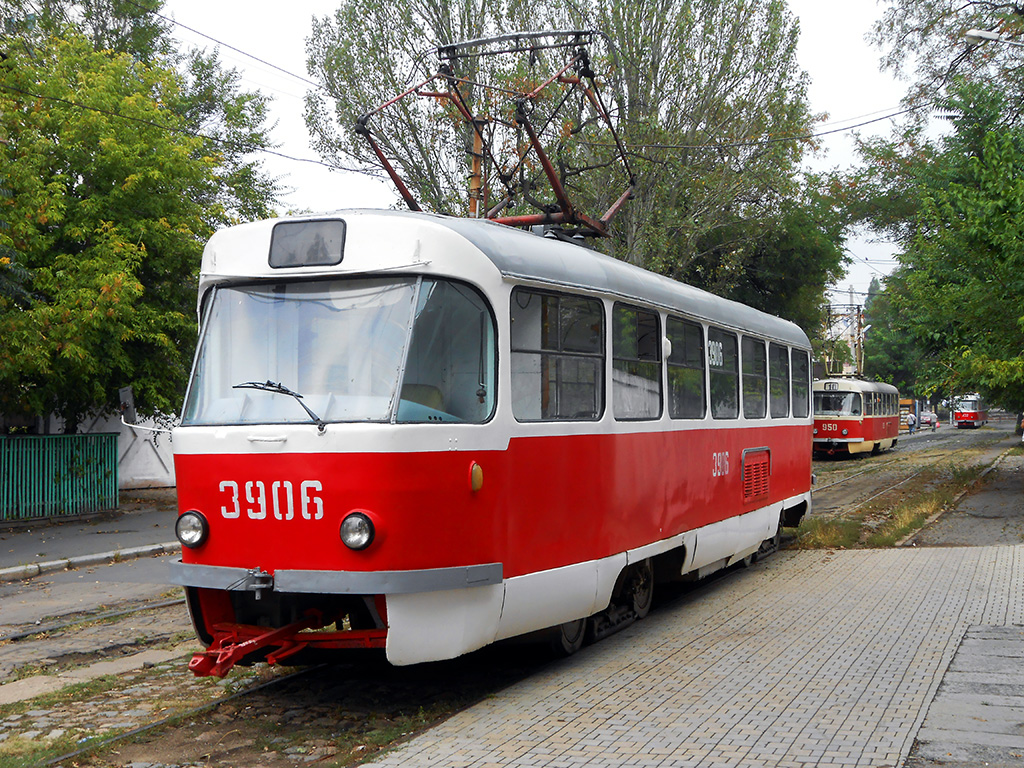 Донецьк, Tatra T3SU (двухдверная) № 3906