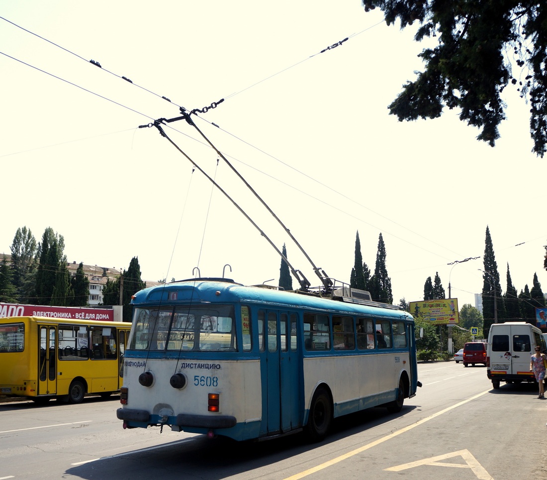 Crimean trolleybus, Škoda 9Tr24 # 5608