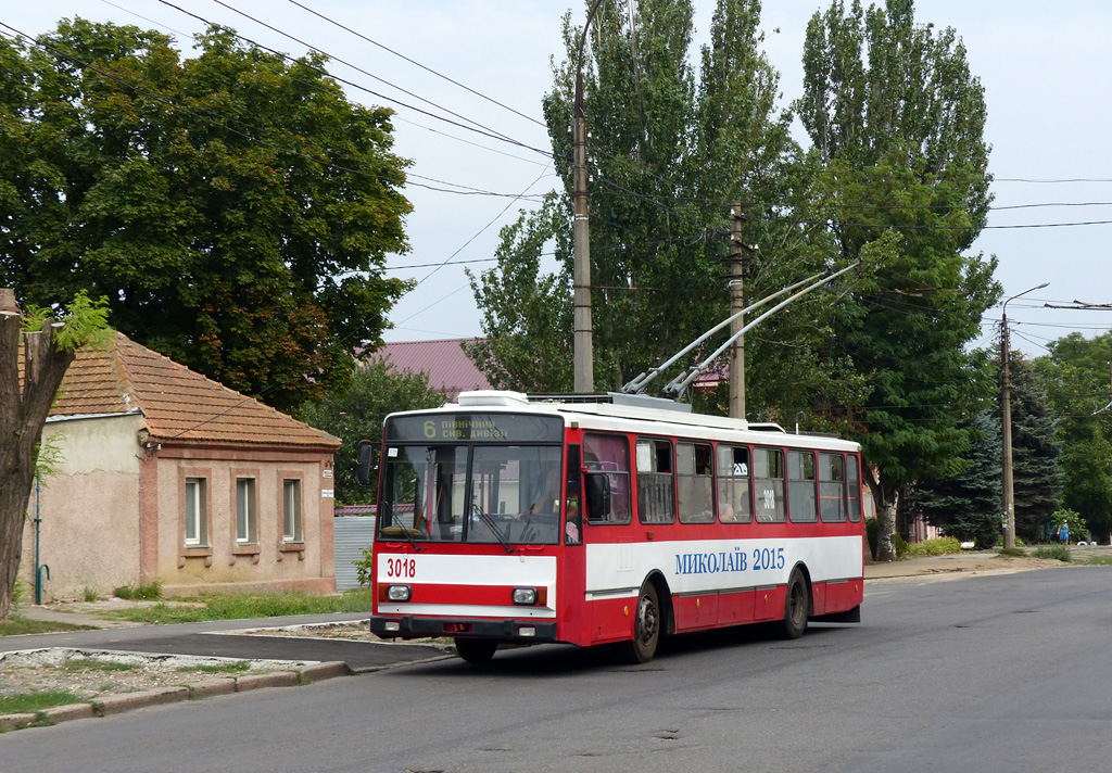 Николаев, Škoda 14TrR № 3018