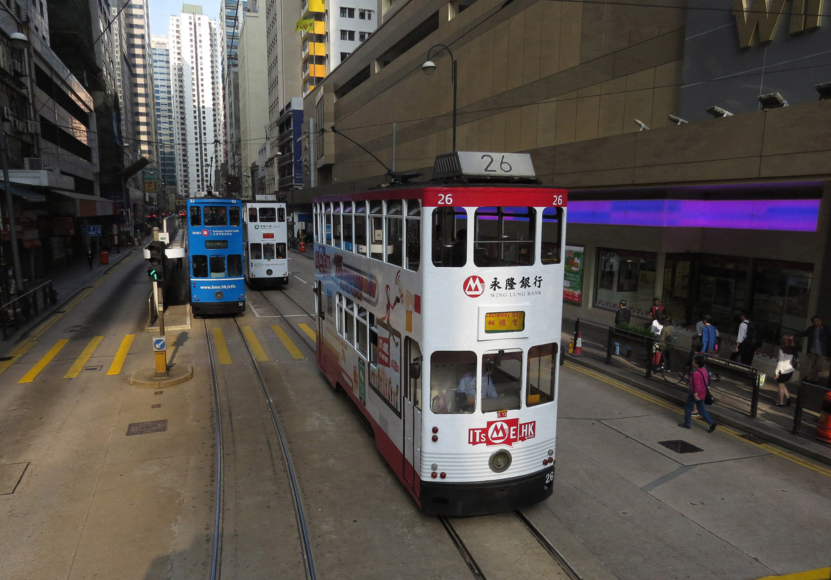 Гонконг, Hong Kong Tramways VII № 32; Гонконг, Hong Kong Tramways VI № 6; Гонконг, Hong Kong Tramways VI № 26